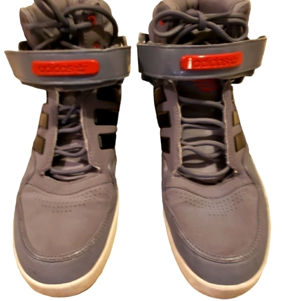 Adidas Originals Grey High Top Sneakers